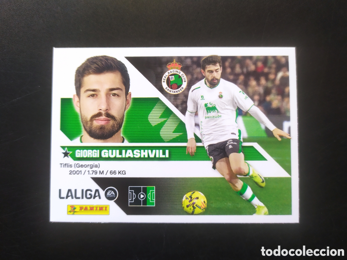 Cartes &agrave; collectionner de Football: Liga este 2026 2027 26 27 panini Guliashvili n&deg; 17 Racing Santander