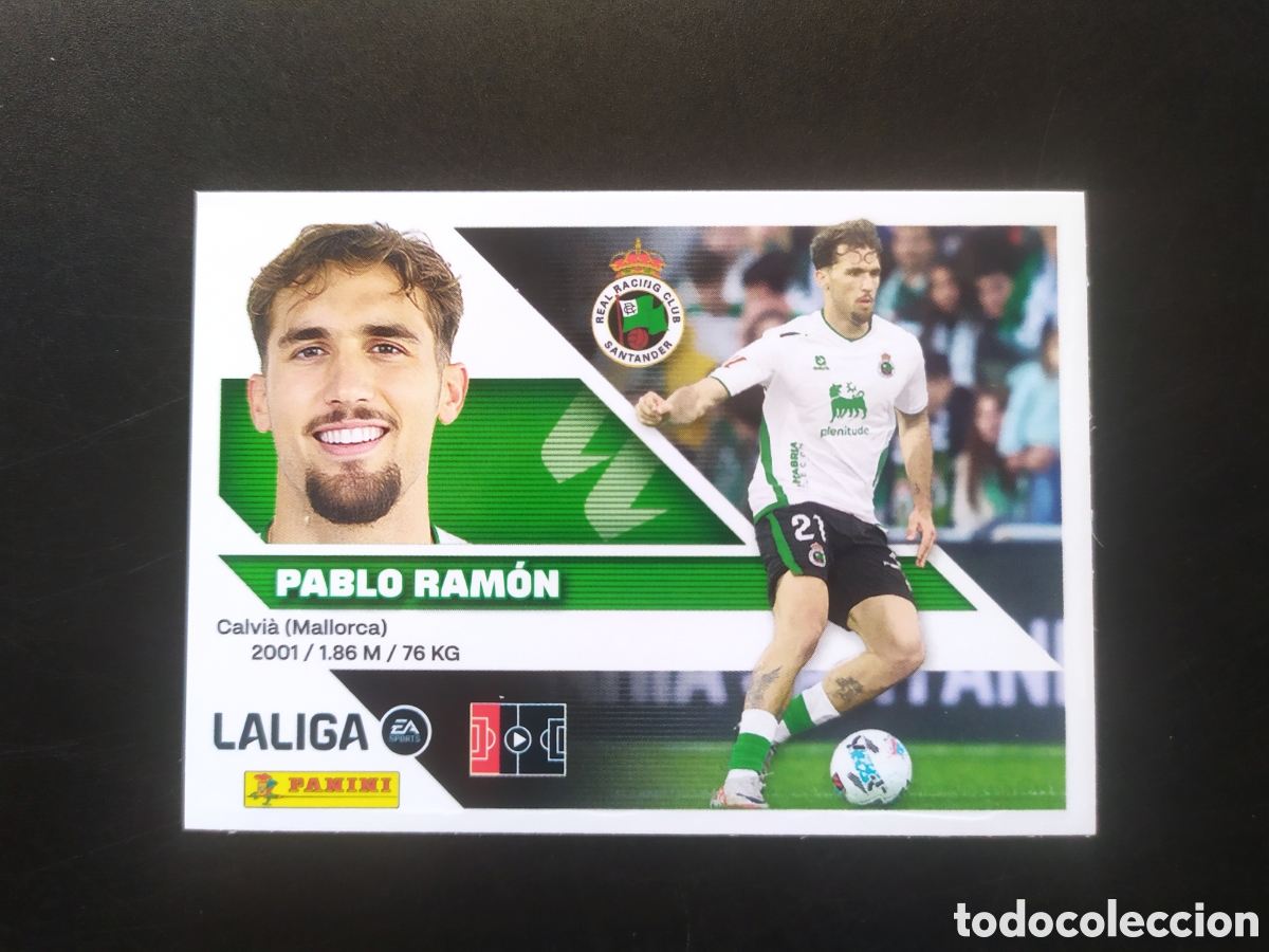 Cromos de f&uacute;tbol: Liga este 2026 2027 26 27 panini Pablo Ram&oacute;n coloca n&deg; 6 bis Racing Santander