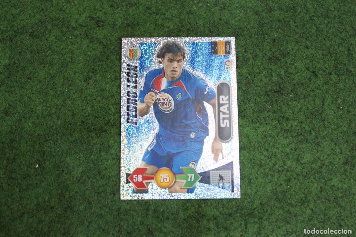 Cromos de f&uacute;tbol: PEDRO LE&Oacute;N GETAFE CF STAR ADRENALYN XL 2009 2010 09 10 LALIGA SANTANDER