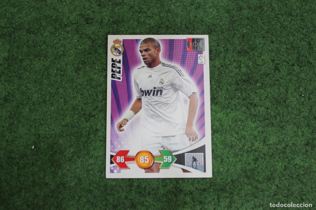 Cromos de f&uacute;tbol: PEPE REAL MADRID ADRENALYN XL 2009 2010 09 10 LALIGA SANTANDER