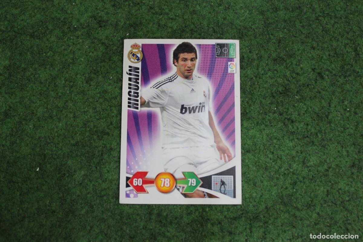 Cromos de f&uacute;tbol: HIGUA&Iacute;N REAL MADRID ADRENALYN XL 2009 2010 09 10 LALIGA SANTANDER