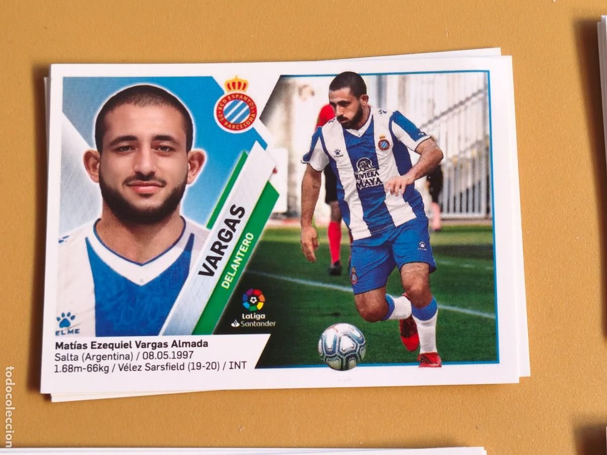 Cromos de f&uacute;tbol: vargas, 2019 20 ultimos fichajes