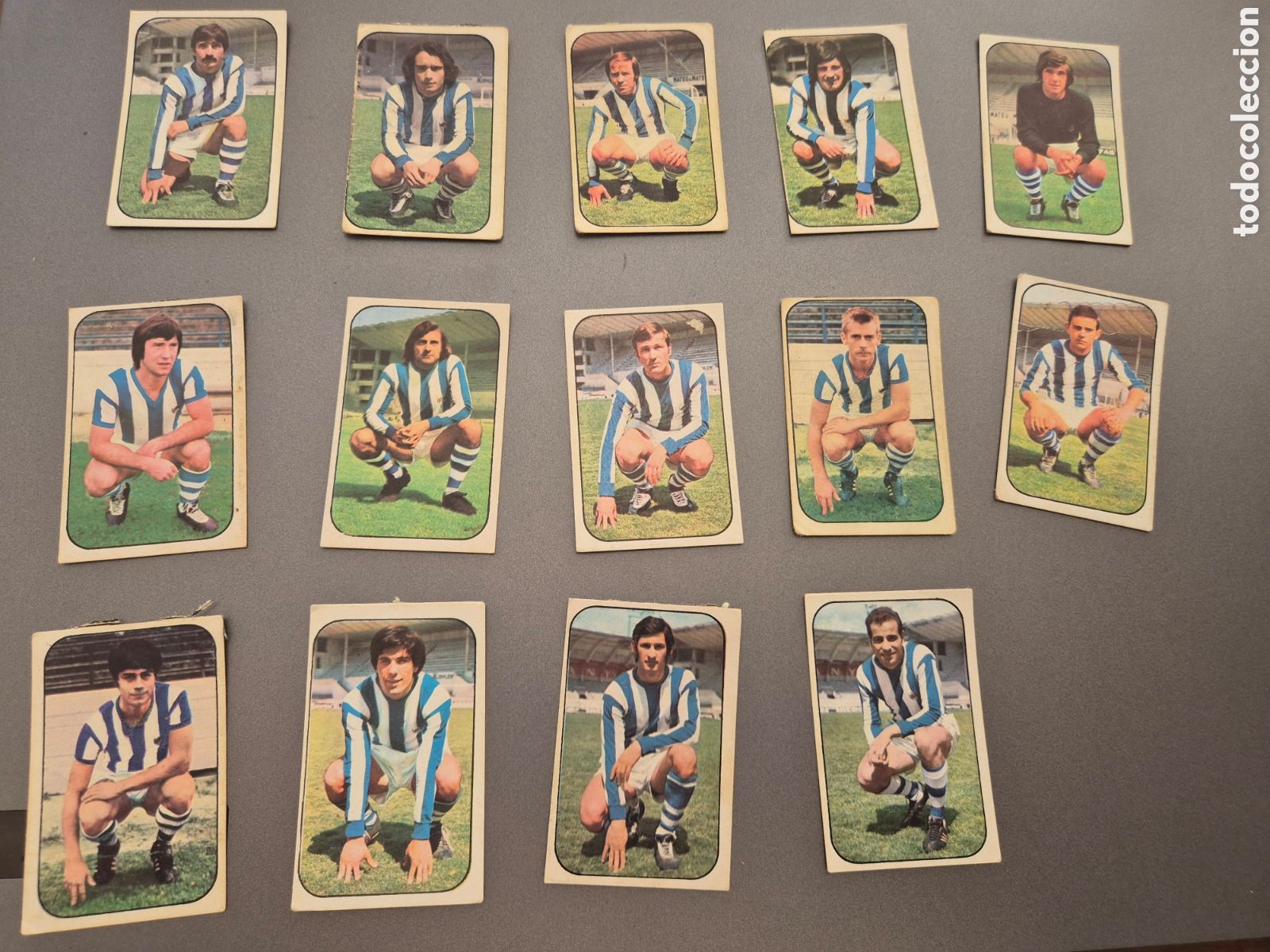 Cromos de f&uacute;tbol: LIGA 1976 1977 76 77 15 CROMOS REAL SOCIEDAD