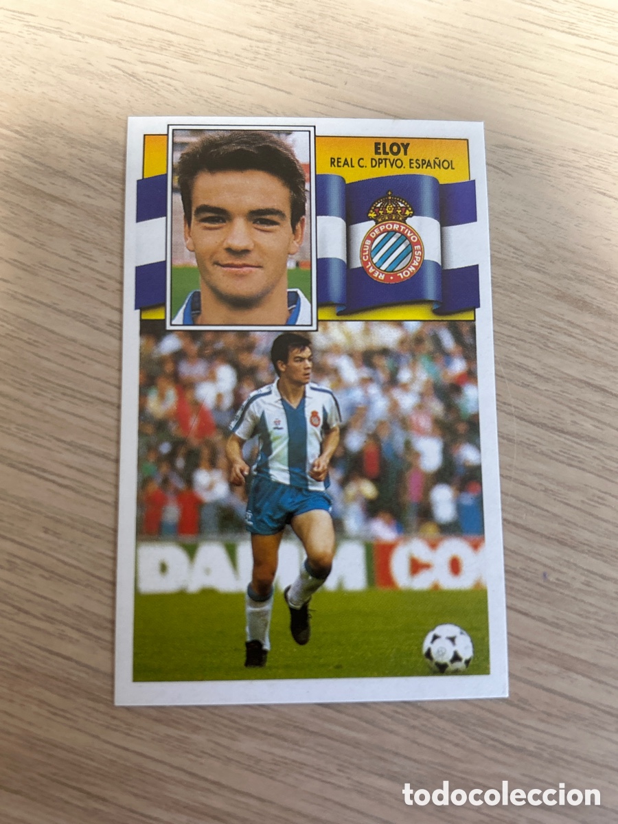 Cromos de f&uacute;tbol: ELOY ESPANYOL LIGA ESTE 1990 1991 90 91 NUNCA PEGADO SIN PEGAR