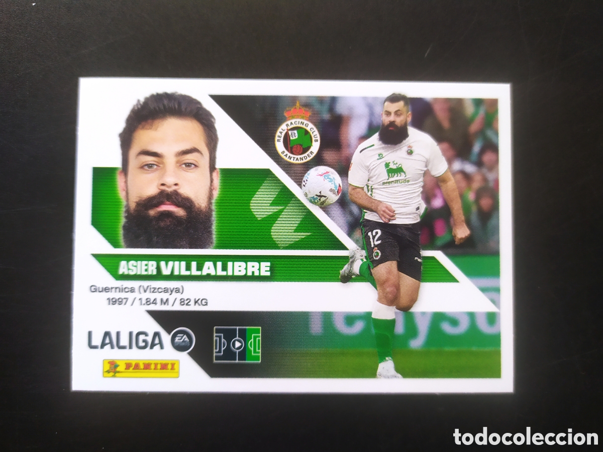 Cromos de f&uacute;tbol: Liga este 2026 2027 26 27 panini Villalibre n&deg; 20 Racing Santander