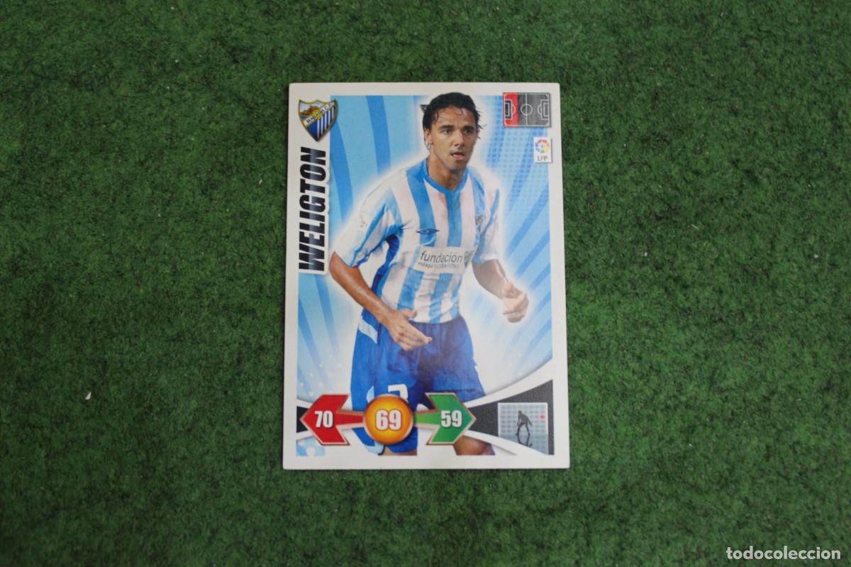 Cromos de f&uacute;tbol: WELIGTON M&Aacute;LAGA CF ADRENALYN XL 2009 2010 09 10 LALIGA SANTANDER