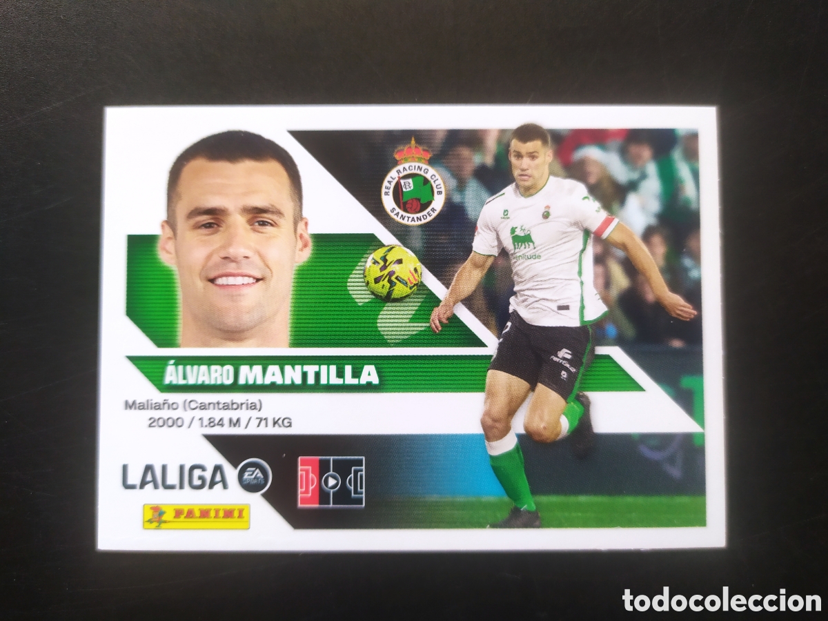 Cromos de f&uacute;tbol: Liga este 2026 2027 26 27 panini Mantilla n&deg; 5 Racing Santander