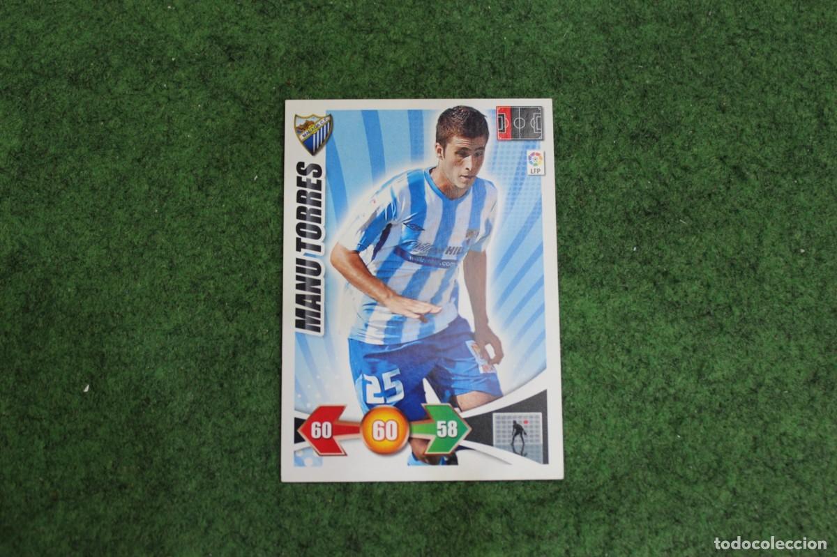 Cromos de f&uacute;tbol: MANU TORRES M&Aacute;LAGA CF ADRENALYN XL 2009 2010 09 10 LALIGA SANTANDER