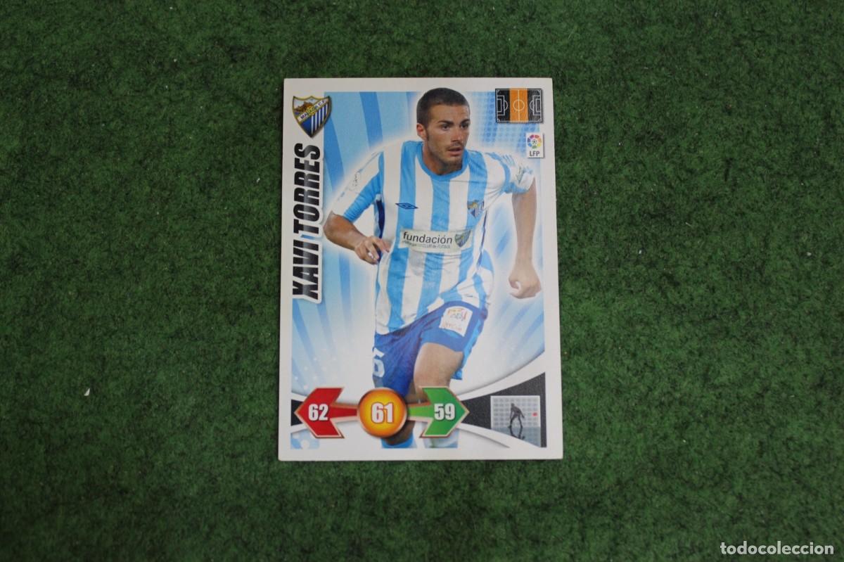 Cromos de f&uacute;tbol: XAVI TORRES M&Aacute;LAGA CF ADRENALYN XL 2009 2010 09 10 LALIGA SANTANDER