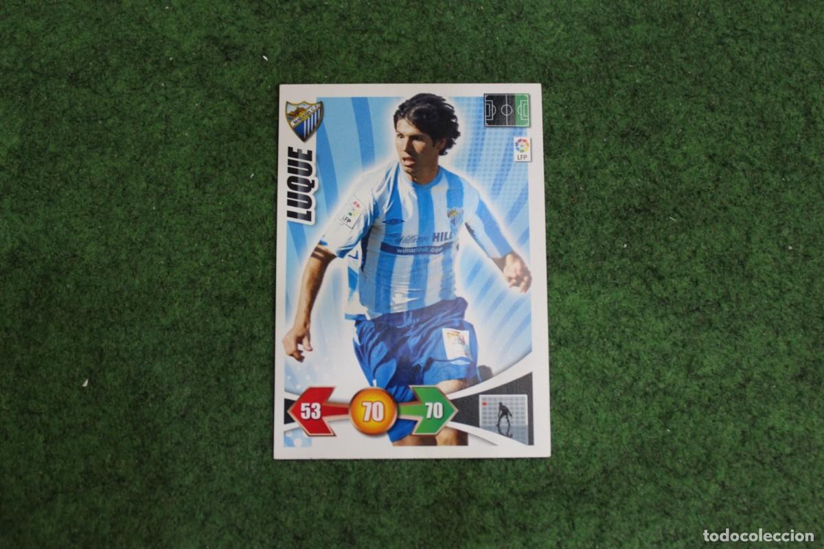 Cromos de f&uacute;tbol: LUQUE M&Aacute;LAGA CF ADRENALYN XL 2009 2010 09 10 LALIGA SANTANDER