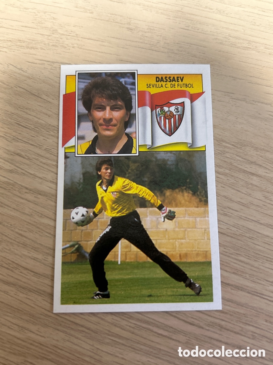 Cromos de f&uacute;tbol: DASSAEV SEVILLA BAJA LIGA ESTE 1990 1991 90 91 NUNCA PEGADO SIN PEGAR
