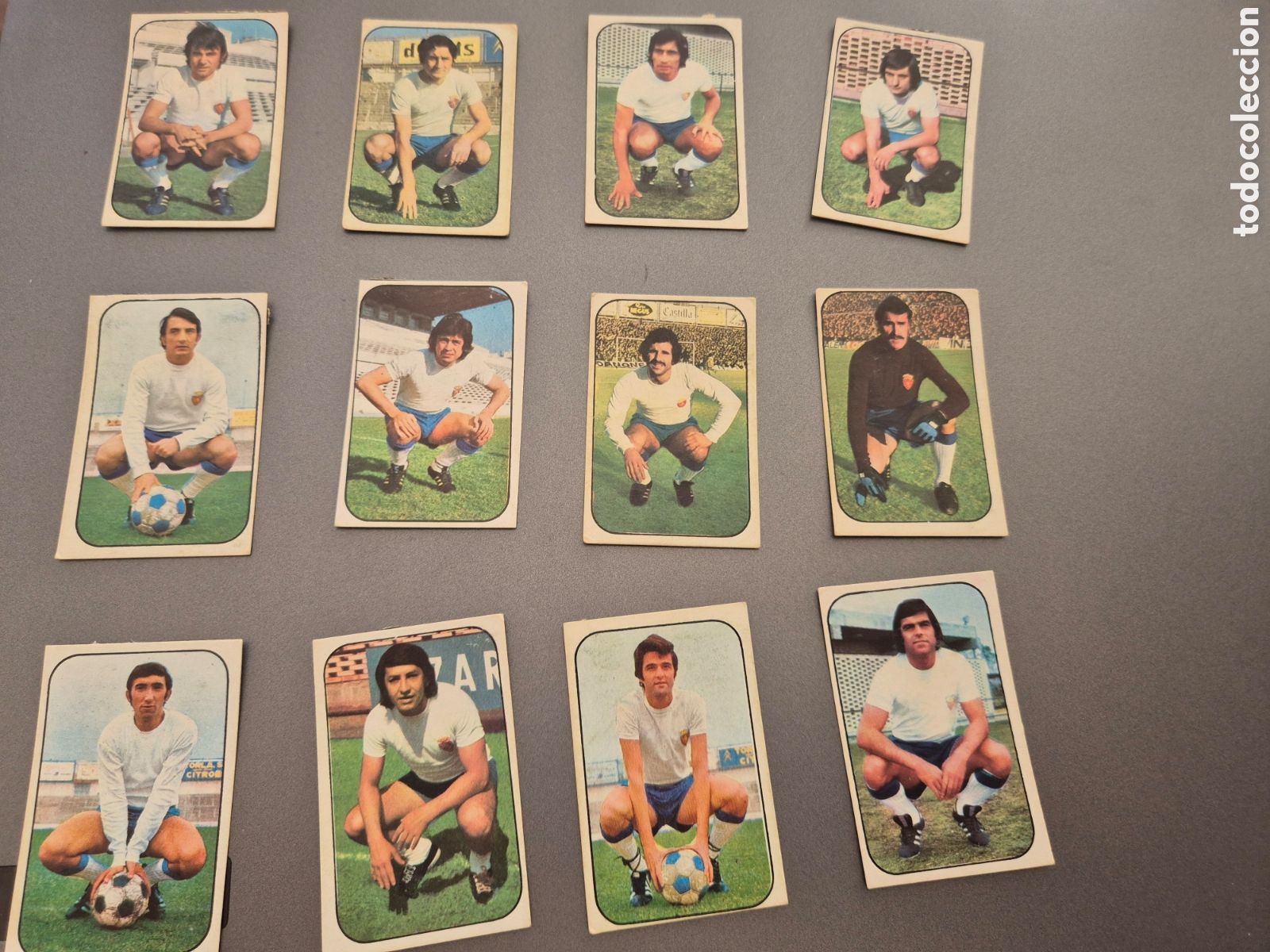 Cromos de f&uacute;tbol: LIGA 1976 1977 76 77 12 CROMOS ZARAGOZA