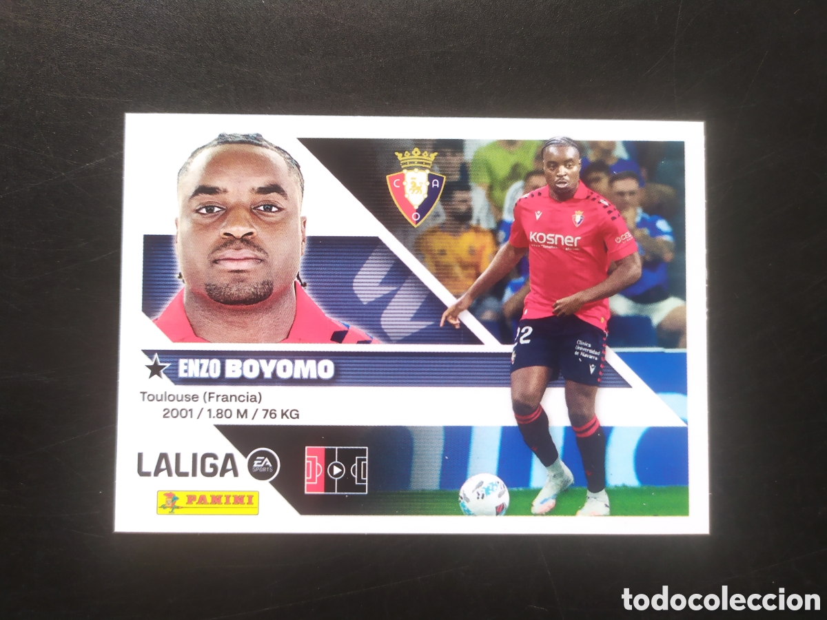 Cromos de f&uacute;tbol: Liga este 2026 2027 26 27 panini Boyomo n&deg; 6 Osasuna