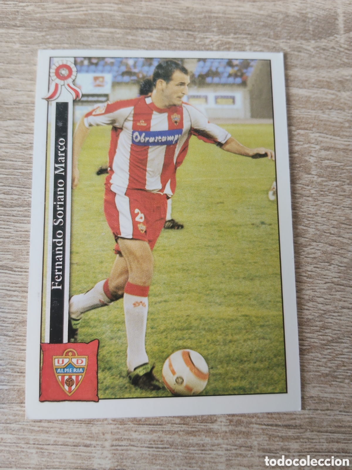 Cromos de f&uacute;tbol: Mundicromo las fichas de la liga 2005 2006 05 06 912 Soriano Almer&iacute;a