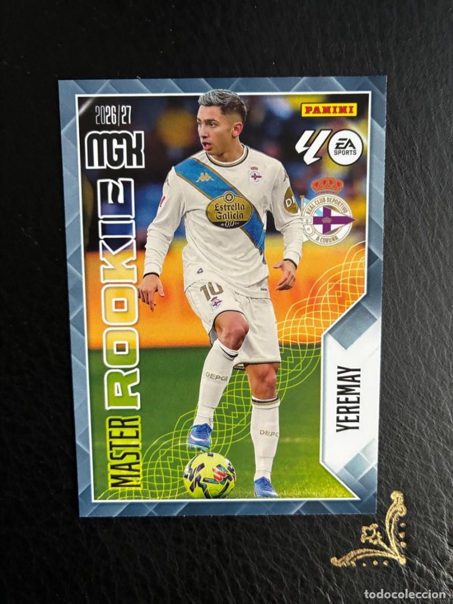 Cromos de Futebol: 423 YEREMAY MASTER ROOKIE DEPORTIVO A CORU&Ntilde;A MEGACRACKS MGK 2026 2027 26 27 PANINI