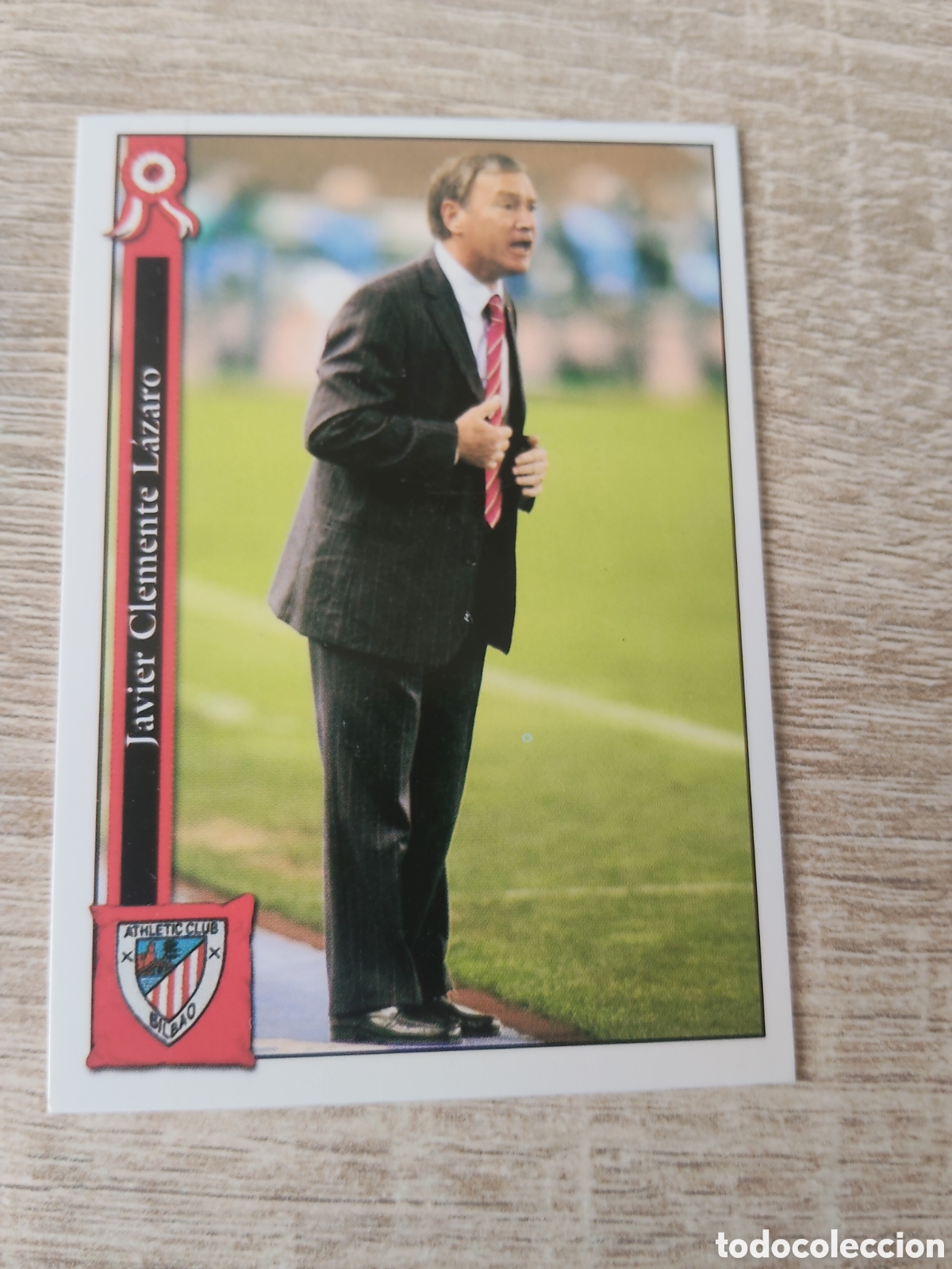 Cartes &agrave; collectionner de Football: Mundicromo las fichas de la liga 2005 2006 05 06 1065 Javier Clemente fichaje Athletic de Bilbao