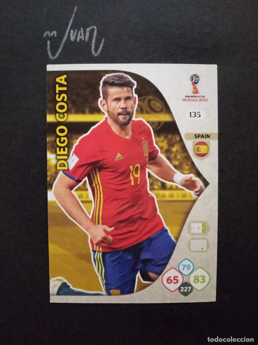 Cromos de f&uacute;tbol: ESPA&Ntilde;A N&ordm; 135 DIEGO COSTA ATLETICO MADRID ⚽ PANINI &reg; ADRENALYN FIFA MUNDIAL RUSIA 2018 WORLD CUP 18