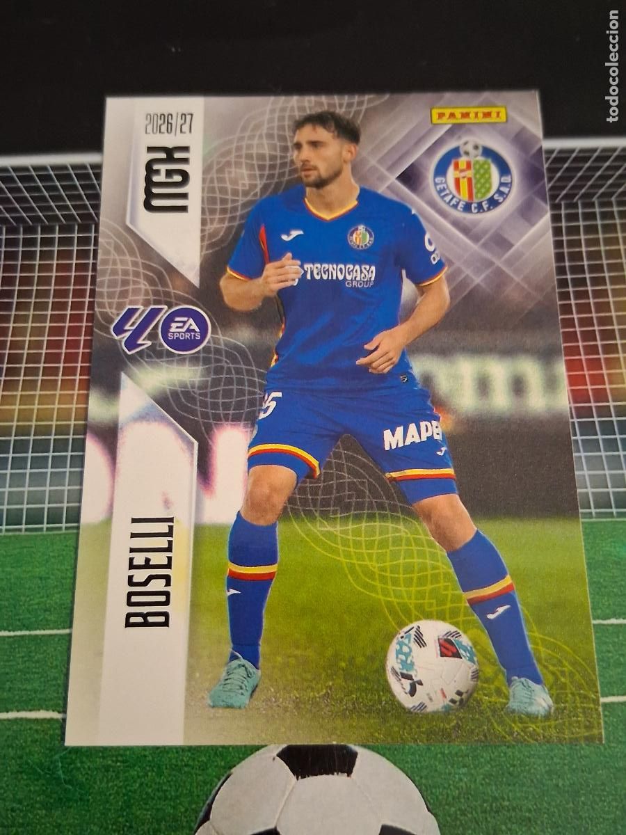 Cromos de f&uacute;tbol: 186 BOSELLI GETAFE CROMOS MEGACRACKS MGK LIGA FUTBOL PANINI 2026 2027 26 27