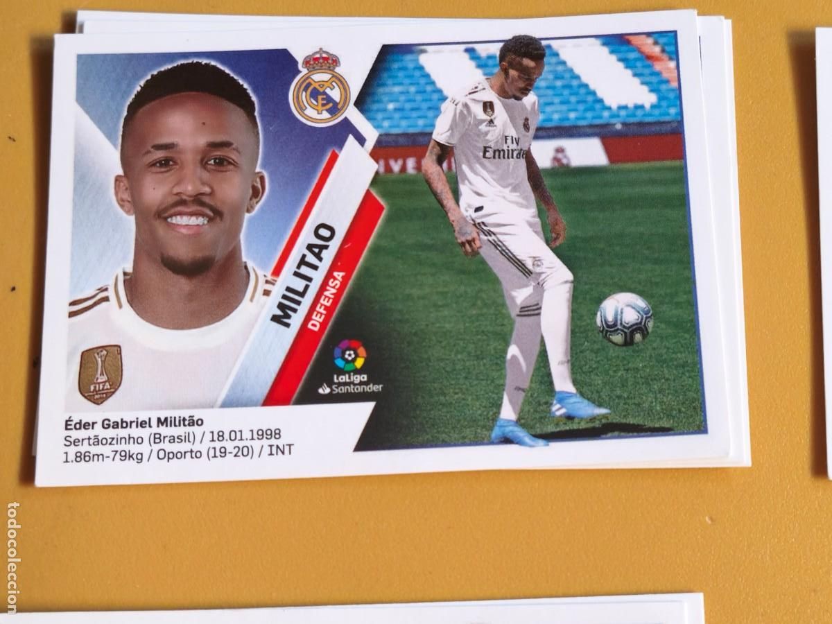 Cromos de f&uacute;tbol: militao, 2019 20 ultimos fichajes