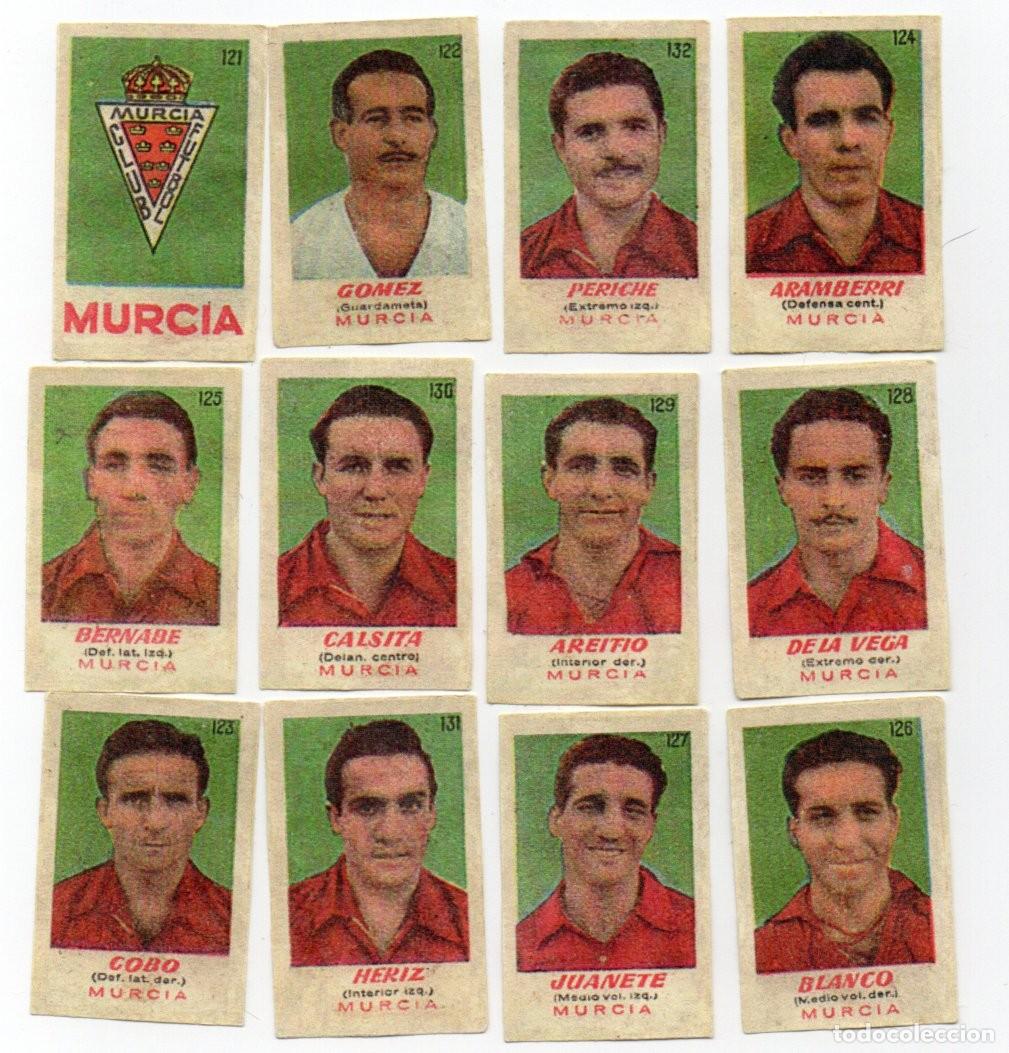 Cromos de f&uacute;tbol: REAL MURCIA 1950-51, DE BRUGUERA