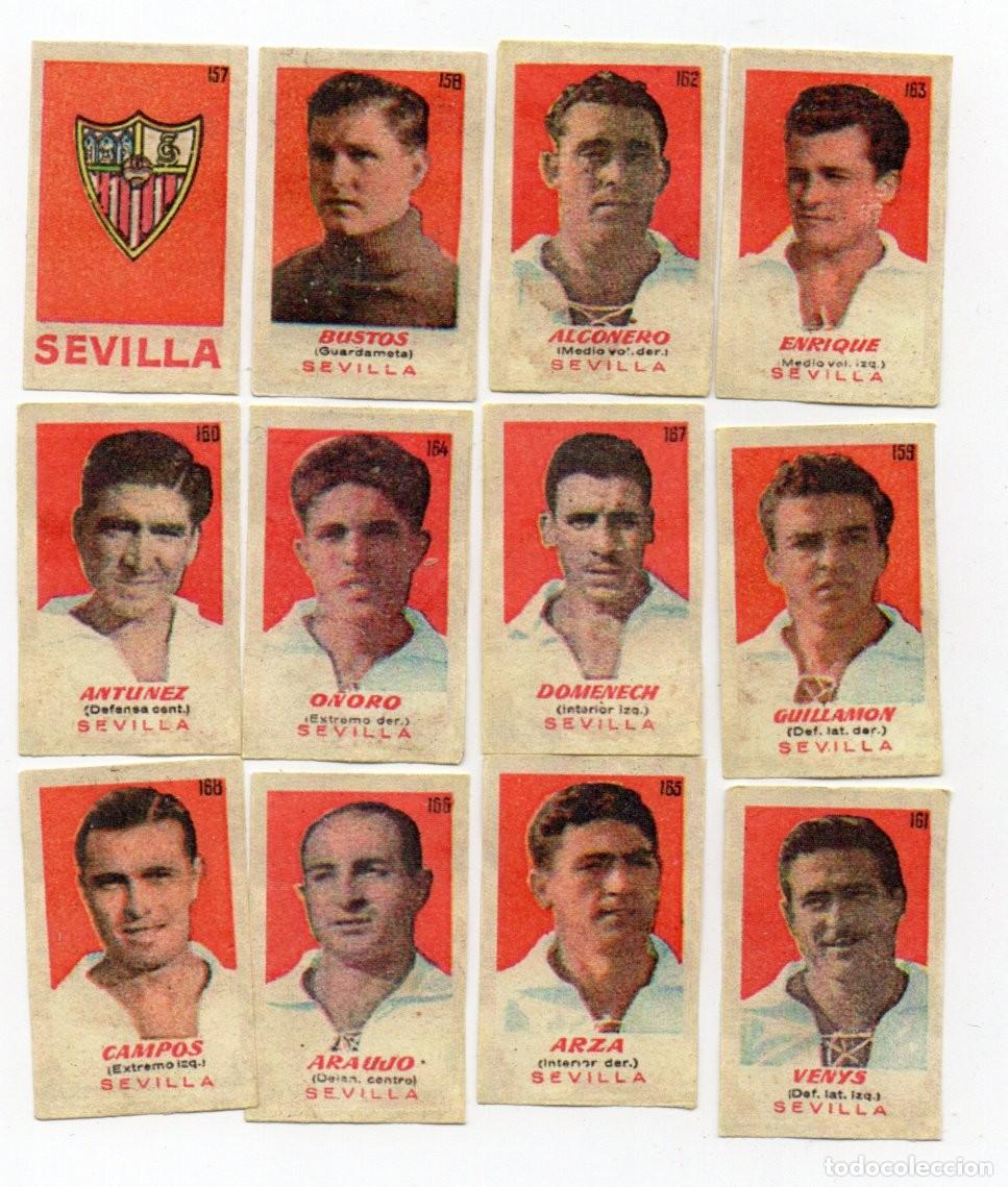 Cromos de f&uacute;tbol: SEVILLA 1950-51. DE BRUGUERA