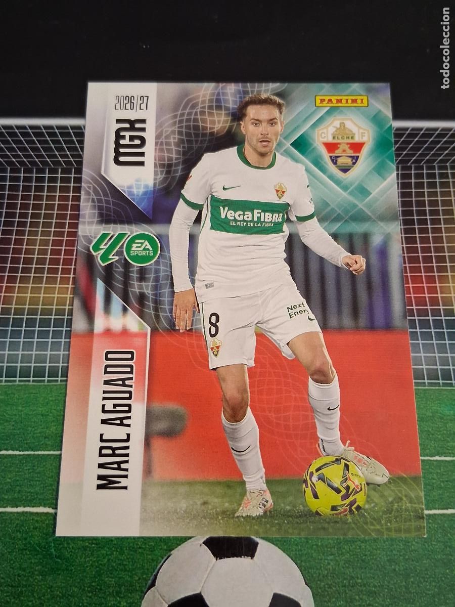 Cromos de f&uacute;tbol: 156 MARC AGUADO ELCHE CROMOS MEGACRACKS MGK LIGA FUTBOL PANINI 2026 2027 26 27