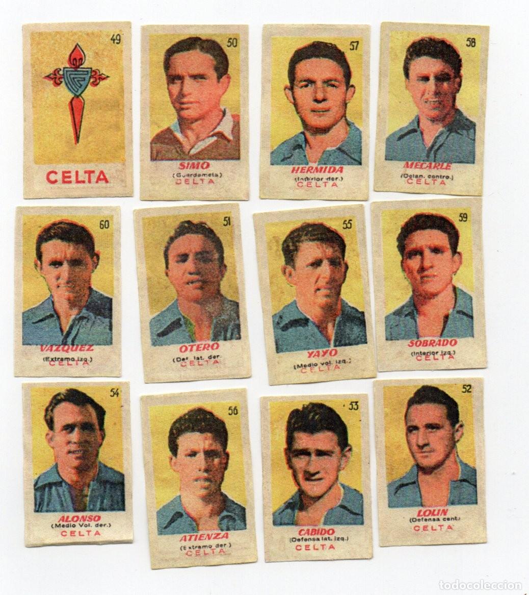 Cromos de f&uacute;tbol: CELTA DE VIGO 1950-51. DE BRUGUERA