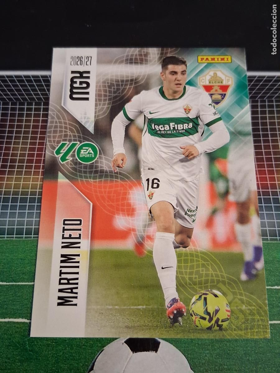Cromos de f&uacute;tbol: 155 MARTIM NETO ELCHE CROMOS MEGACRACKS MGK LIGA FUTBOL PANINI 2026 2027 26 27