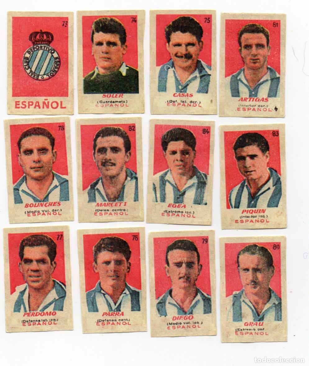 Cromos de f&uacute;tbol: ESPA&Ntilde;OL 1950-51 DE BRUGUERA