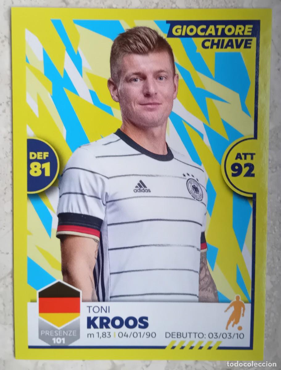 Cromos de f&uacute;tbol: Figurina Panini Euro 2020 Eurocopa Cromo Unici 2021 Toni Kroos Germany n 70 Giocatore Chiave