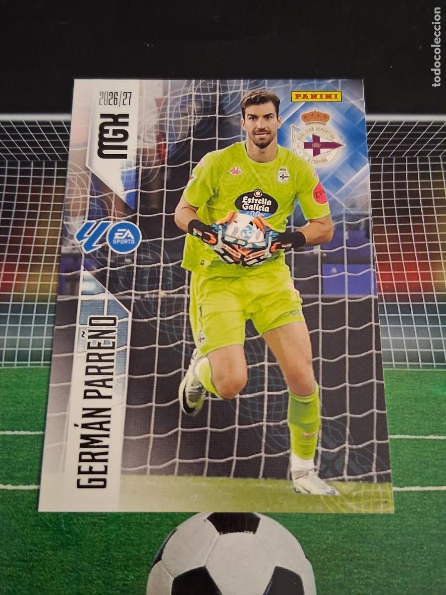 Cromos de f&uacute;tbol: 129 GERMAN PARRE&Ntilde;O DEPORTIVO DE LA CORU&Ntilde;A CROMOS MEGACRACKS MGK LIGA FUTBOL PANINI 2026 2027 26 27