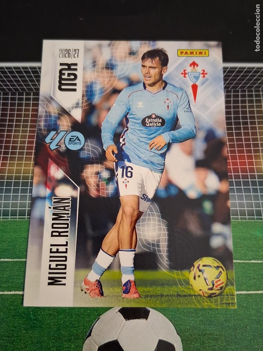 Cromos de f&uacute;tbol: 119 MIGUEL ROMAN CELTA DE VIGO CROMOS MEGACRACKS MGK LIGA FUTBOL PANINI 2026 2027 26 27
