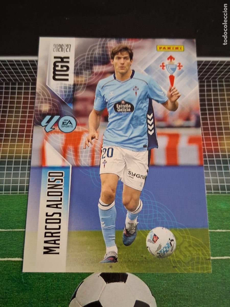 Cromos de f&uacute;tbol: 116 MARCOS ALONSO CELTA DE VIGO CROMOS MEGACRACKS MGK LIGA FUTBOL PANINI 2026 2027 26 27