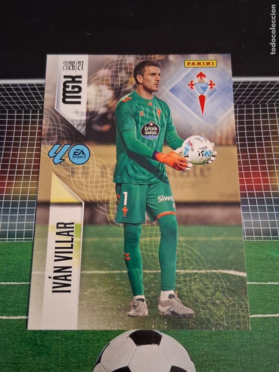 Cromos de f&uacute;tbol: 111 IVAN VILLAR CELTA DE VIGO CROMOS MEGACRACKS MGK LIGA FUTBOL PANINI 2026 2027 26 27