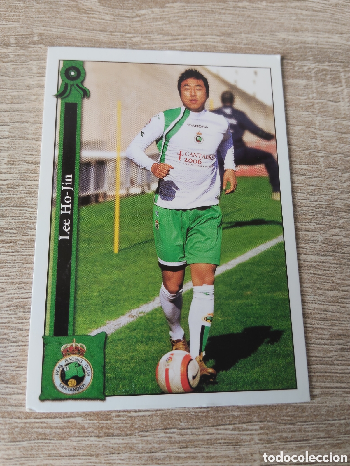Cromos de f&uacute;tbol: Mundicromo las fichas de la liga 2005 2006 05 06 1132 Lee Ho-Jin fichaje Racing de Santander