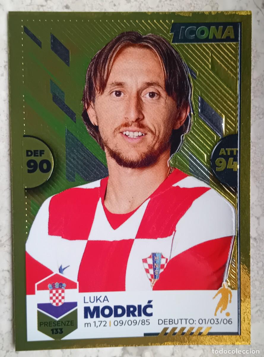Cromos de f&uacute;tbol: Figurina Panini Euro 2020 Eurocopa Cromo Unici 2021 Luka Modric Croatia n 44 Icona