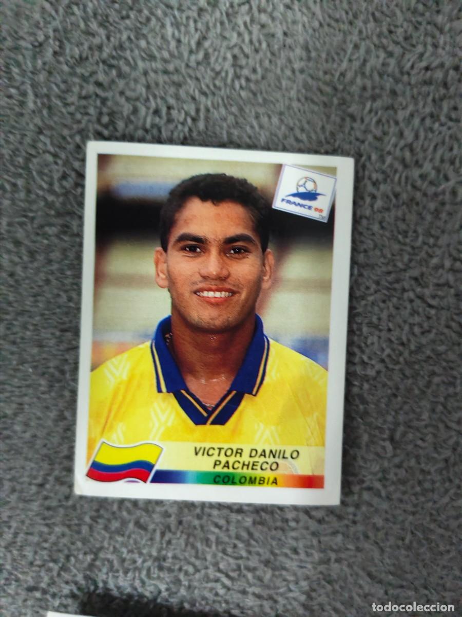 Cromos de f&uacute;tbol: 458 MUNDIAL 1998 PANINI VICTOR DANILO PACHECO COLOMBIA - 98 WORLD CUP FRANCIA PANINI FIFA AAY