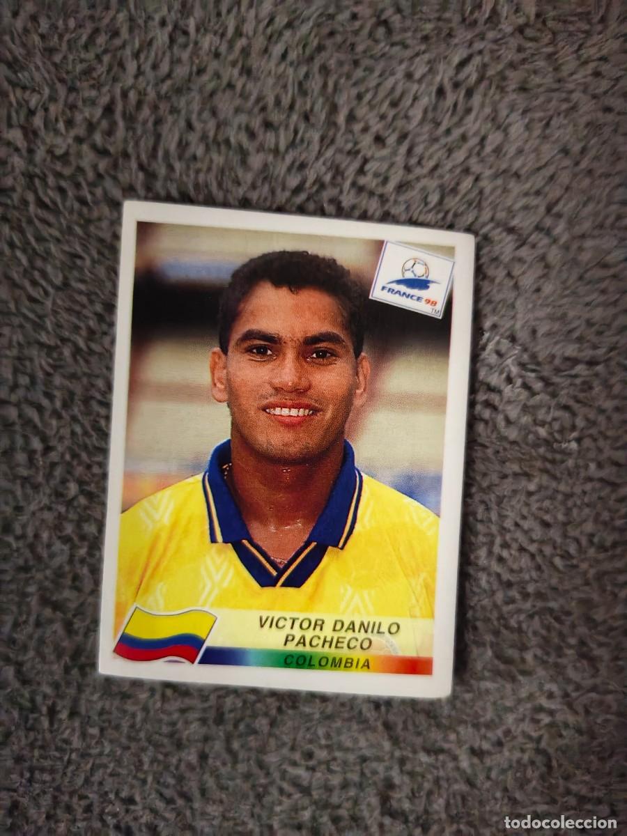 Cromos de f&uacute;tbol: 458 MUNDIAL 1998 PANINI VICTOR DANILO PACHECO COLOMBIA - 98 WORLD CUP FRANCIA PANINI FIFA AAY
