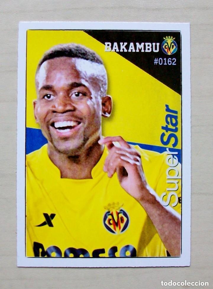 Cromos de f&uacute;tbol: 162 BAKAMBU SUPERSTAR VILLARREAL CF FICHAS ALBUM MUNDICROMO 2015 2016 15 16