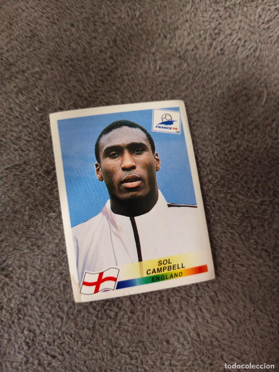 Cromos de f&uacute;tbol: 468 MUNDIAL 1998 PANINI SOL CAMPBELL INGLATERRA - 98 WORLD CUP FRANCIA PANINI FIFA AAY