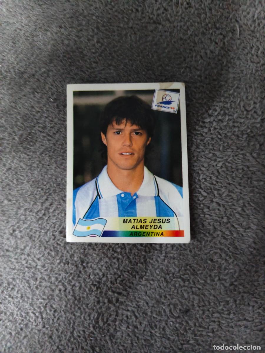 Cromos de f&uacute;tbol: 506 MUNDIAL 1998 PANINI MATIAS JESUS ALMEYDA ARGENTINA - 98 WORLD CUP FRANCIA PANINI FIFA AAY