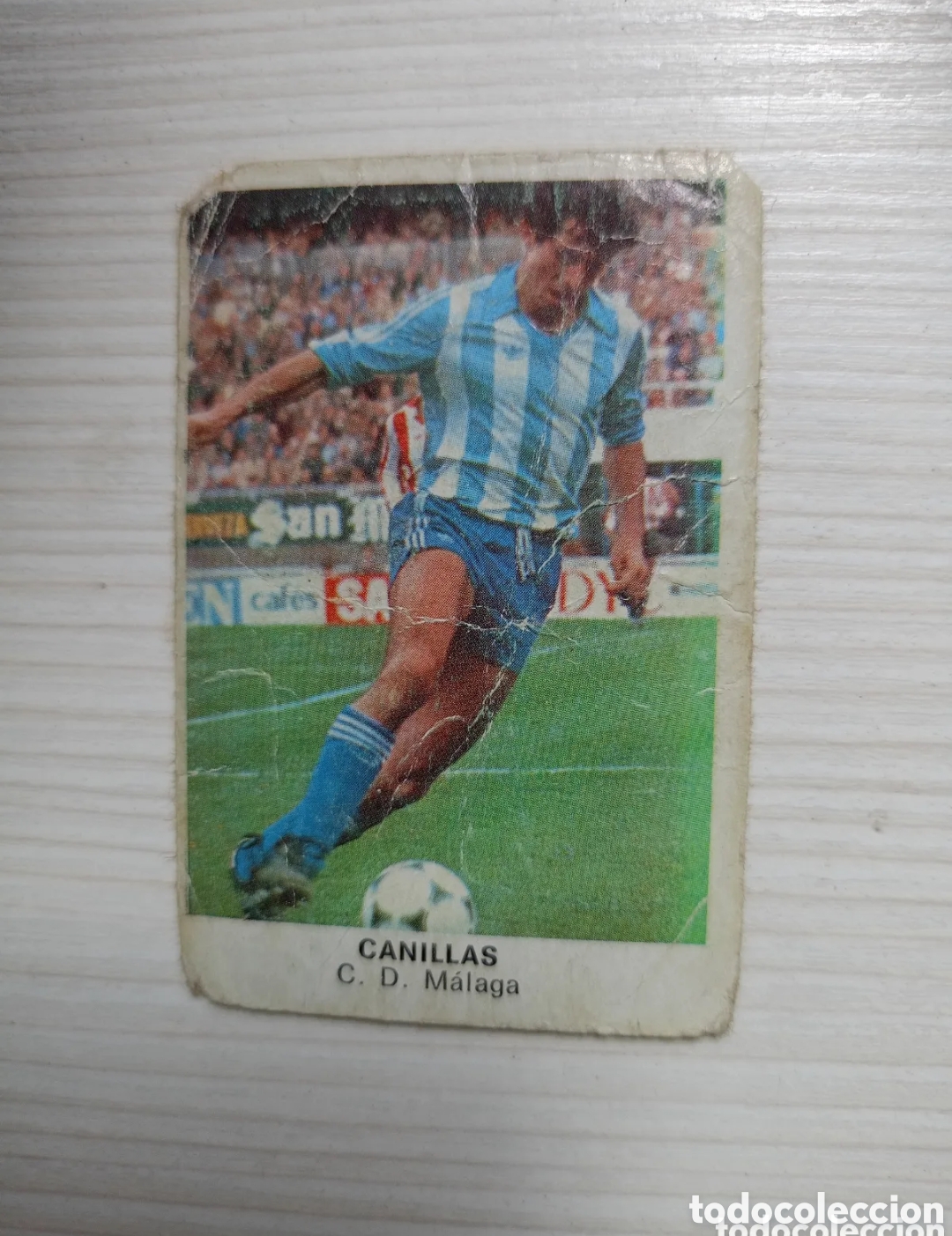 Football Stickers: M&aacute;laga - Canillas - Cromos Cano 1983-1984, 83-84 - Nunca pegado