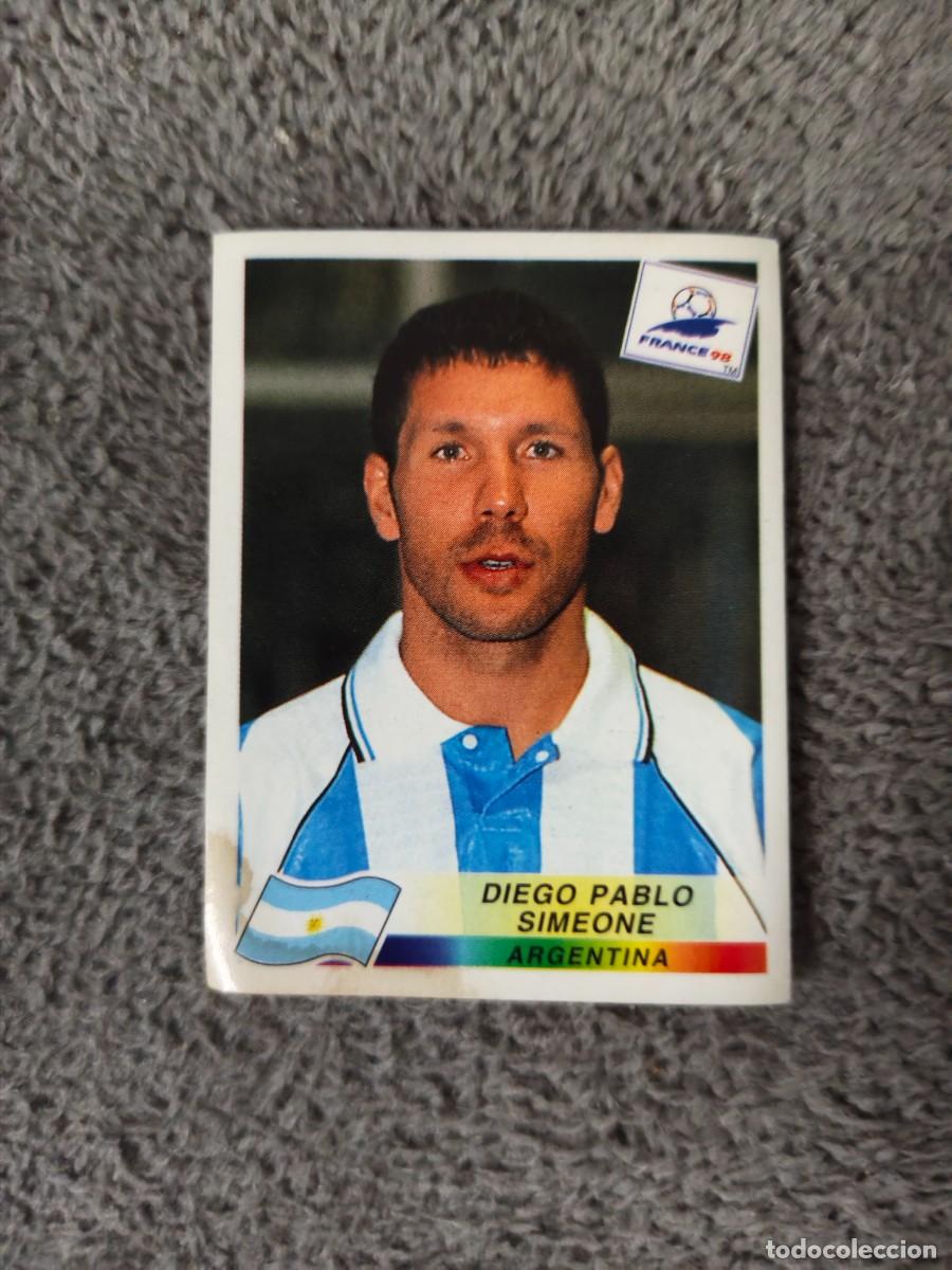 Cromos de f&uacute;tbol: 505 MUNDIAL 1998 PANINI DIEGO PABLO SIMEONE ARGENTINA - 98 WORLD CUP FRANCIA PANINI FIFA AAY