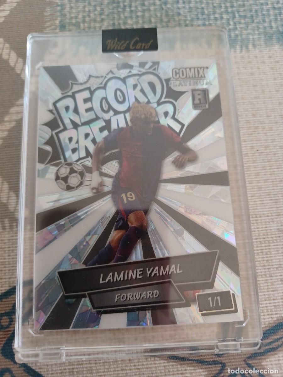 Cromos de f&uacute;tbol: Carta Wild Card Rookie card Lamine Yamal