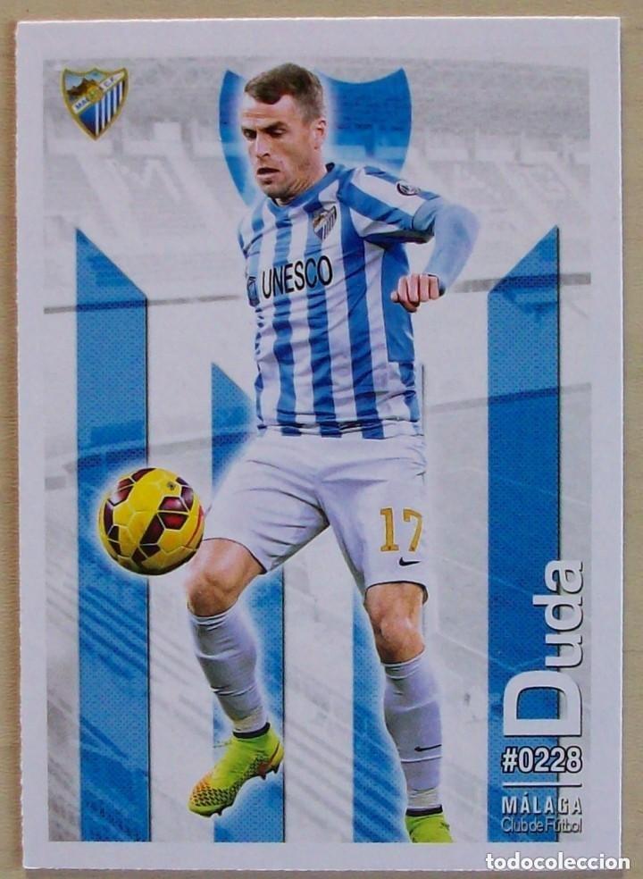 Cromos de f&uacute;tbol: 228 DUDA MALAGA CF FICHAS ALBUM MUNDICROMO 2015 2016 15 16