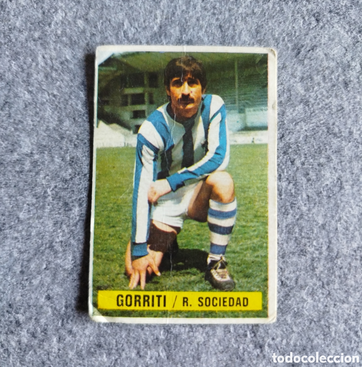 Cromos de Futebol: SIN PEGAR GORRITI REAL SOCIEDAD 74 75 1974 1975 EDICIONES ESTE CROMO NUEVO NUNCA PEGADO
