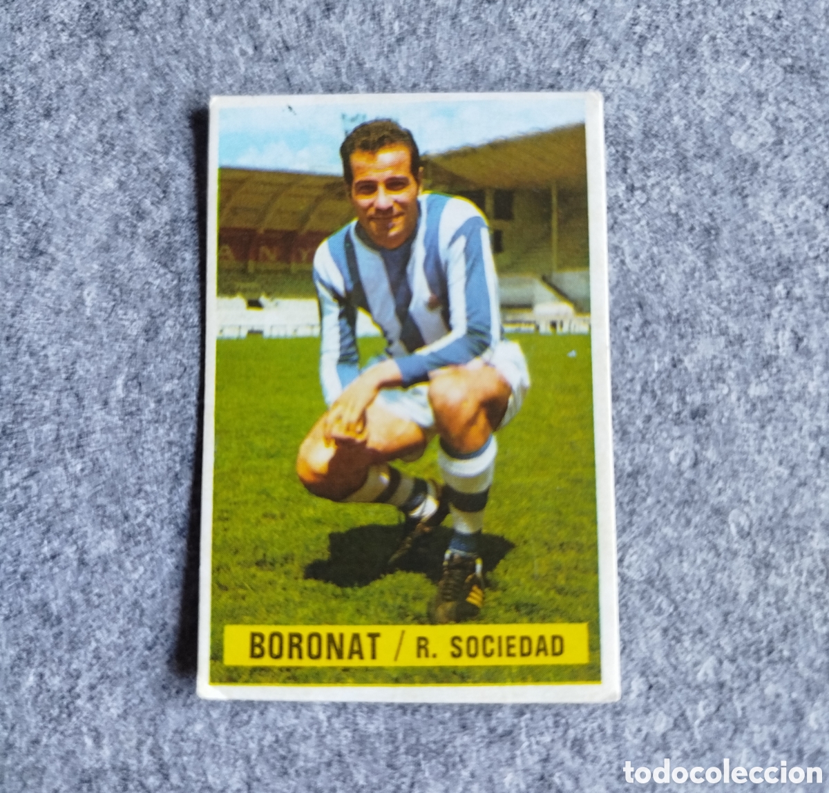 Fu&szlig;ball-Sticker: SIN PEGAR BORONAT REAL SOCIEDAD 74 75 1974 1975 EDICIONES ESTE CROMO NUEVO NUNCA PEGADO