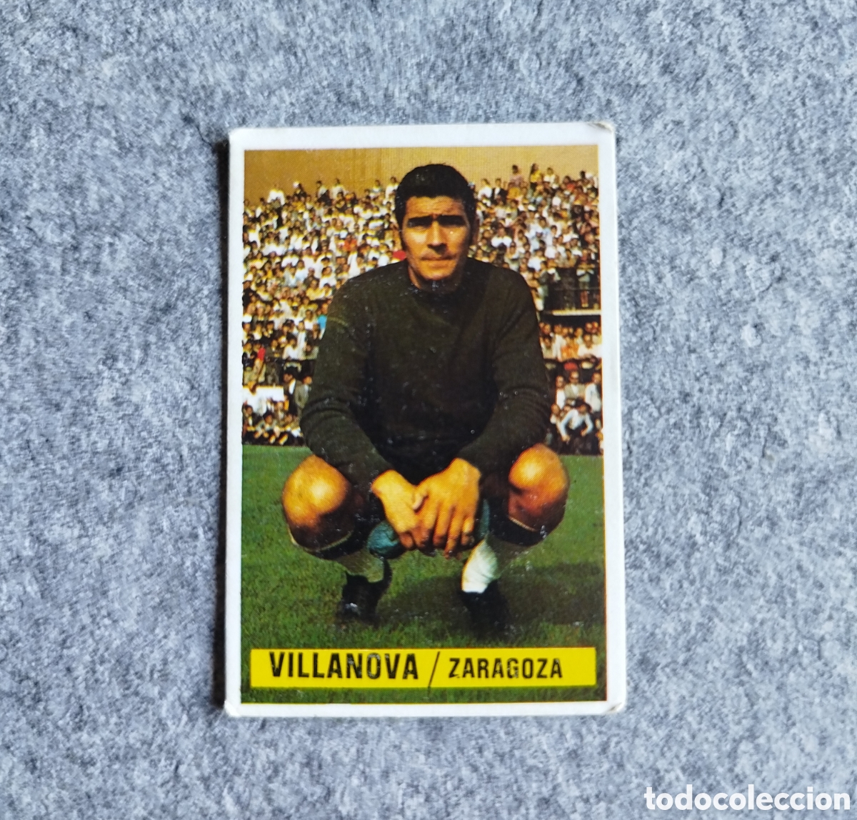 Cromos de f&uacute;tbol: SIN PEGAR VILLANOVA REAL ZARAGOZA 74 75 1974 1975 EDICIONES ESTE CROMO NUEVO NUNCA PEGADO