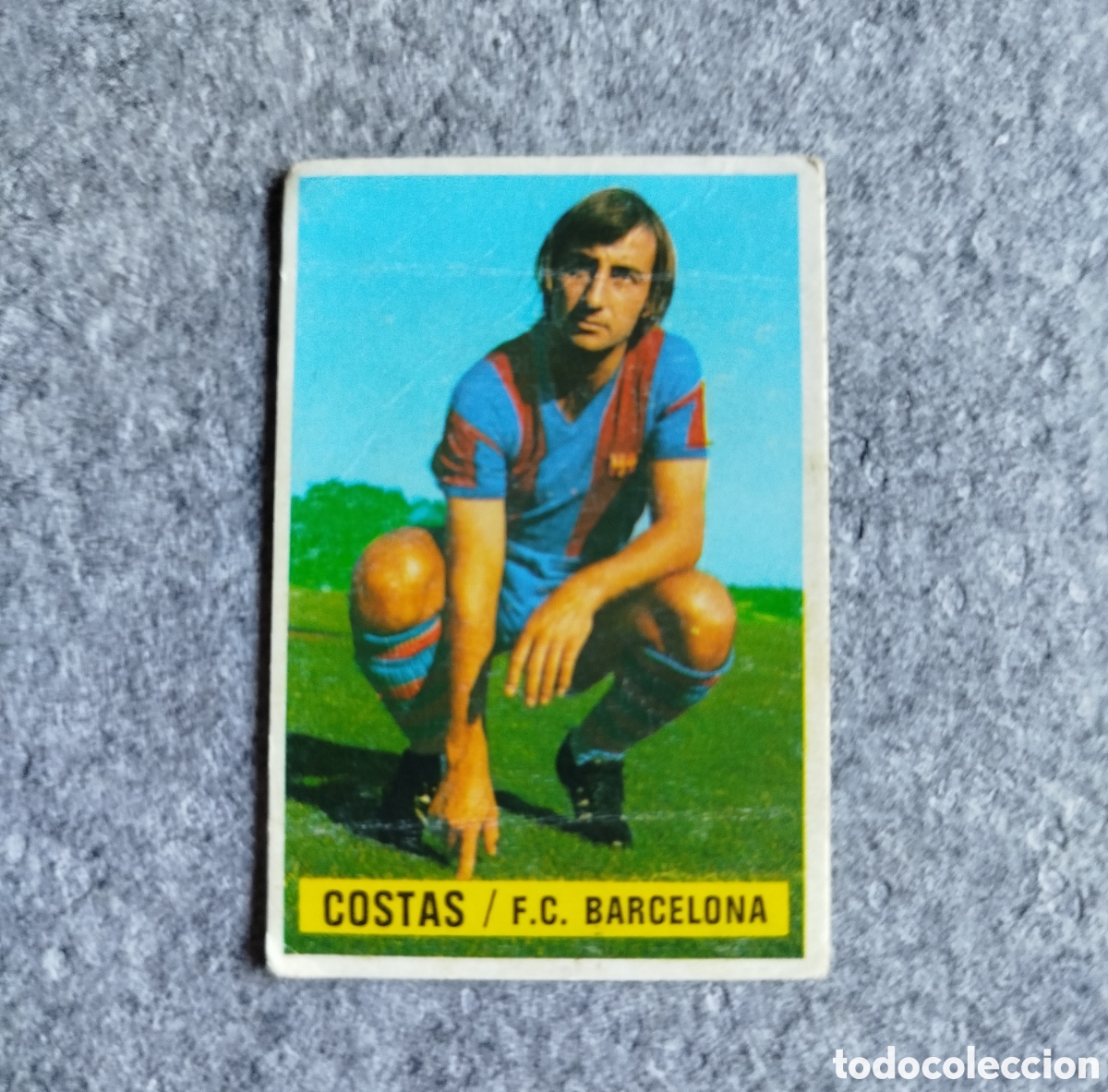 Cromos de f&uacute;tbol: DESPEGADO COSTAS FC BARCELONA BAR&Ccedil;A 74 75 1974 1975 EDICIONES ESTE CROMO