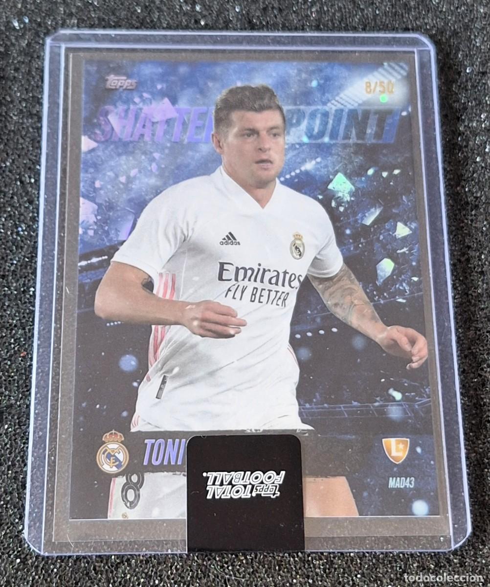 Cromos de f&uacute;tbol: Toni Kross Real Madrid Topps Total Football Shatterpoint 8/50 Number Match